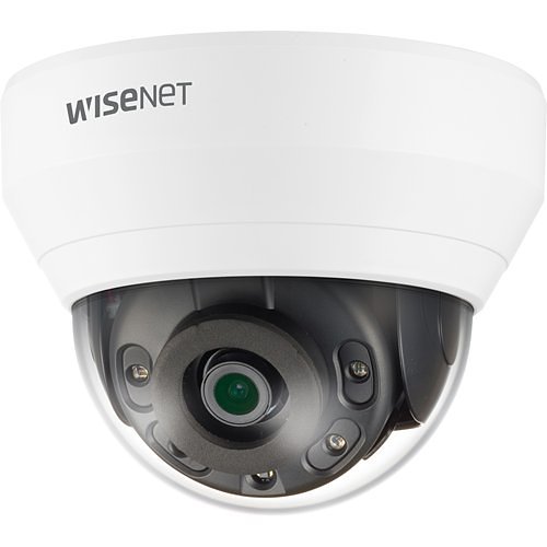 Hanwha QND-6012R Wisenet Q-Series 2MP IR Dome Camera, 2.8mm Fixed Lens, White