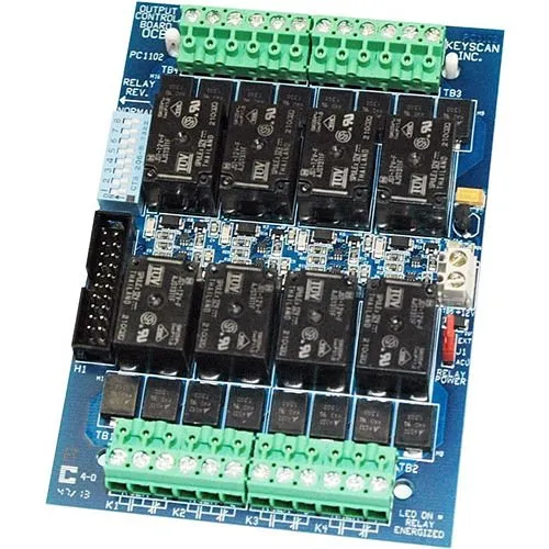 Keyscan OCB8 Form-C 8 Relay Output Control Board, Auxiliary Service Expansion