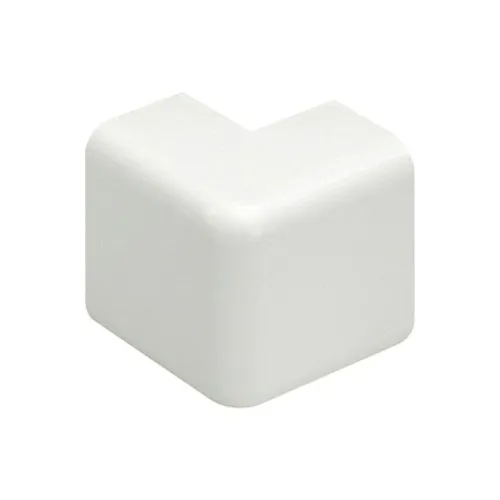 Panduit OCF10IWX Pan-Way PVC Low Voltage Surface Raceway Outside Corner Fitting, 10-pack, Off-White