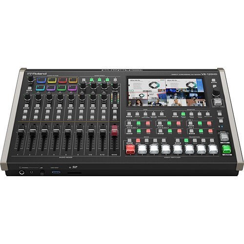 Roland VR-120HD Portable Pro Hybrid Event Direct Streaming AV Mixer