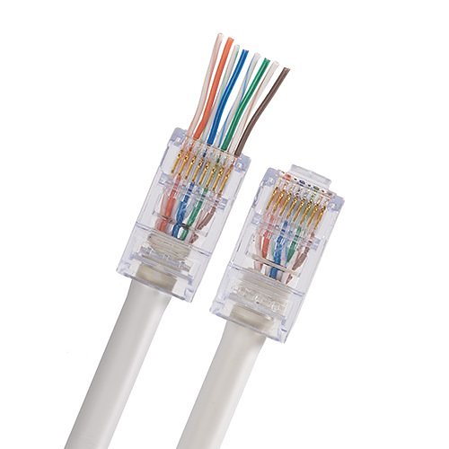 Triplett CAT5-HSP CAT5 CAT6 Connector, Male, 50-Pack