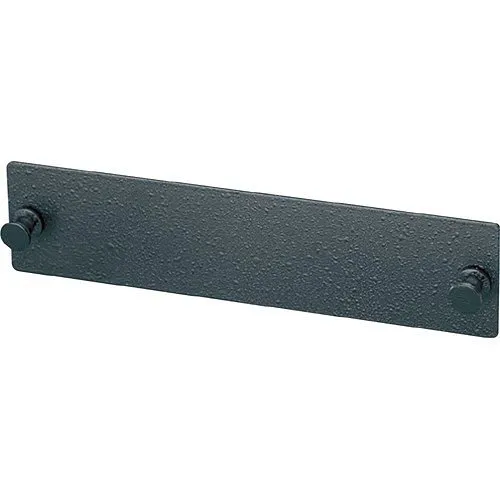 Ortronics OFP-BLANK Blank Fiber Adapter Panel, Black