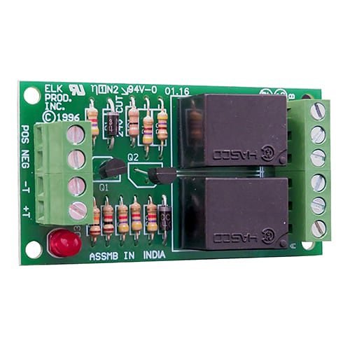 ELK 9244 4-Module Sensitive Relay, DPDT, 12/24VDC