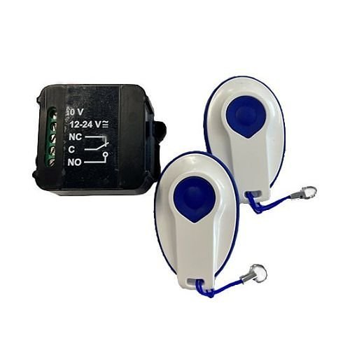 CDVI CUBEKIT Bluetooth Gate Remote Transmitter Kit, (1) RXCUBE and (2) RS1 1-Channel Remotes