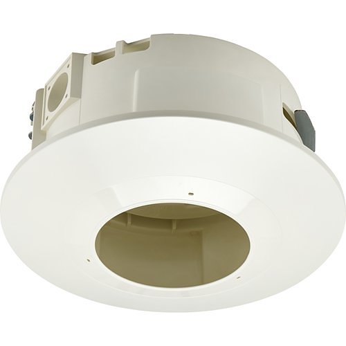 Hanwha SHF-1500F In-Ceiling Flush Mount for PNF-9010R/RV/RVM and XNF-8010R/RV/RVM Cameras, Ivory