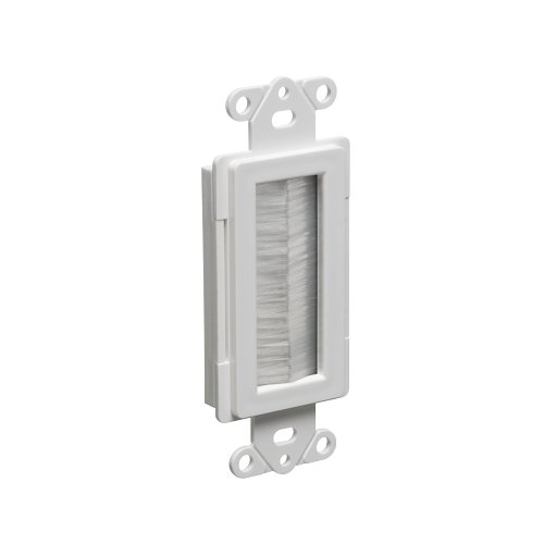 Arlington CED135 Non-Metallic Cable Entry Device with Brush-Style Cover, White