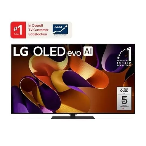 LG Pro OLED65G4CUB 65" 4K Ultra HD HDMI Commercial Display with SPDF, Simplink, and Wi-Fi / Bluetooth