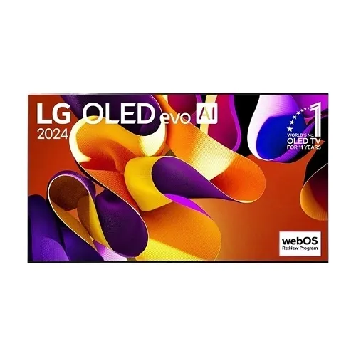 LG Pro OLED77G4CUA 77" 4K Ultra HD HDMI Commercial Display with SPDF, Simplink, and Wi-Fi / Bluetooth