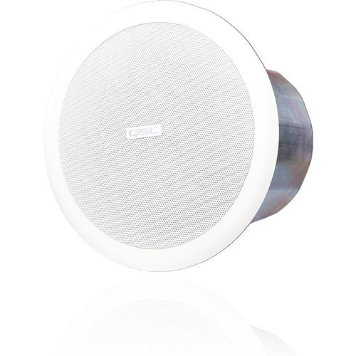 QSC AC-C6T AcousticCoverage Series 6" 2-Way 30W Ceiling Loudspeaker, White, Sold in Quantities of 2
