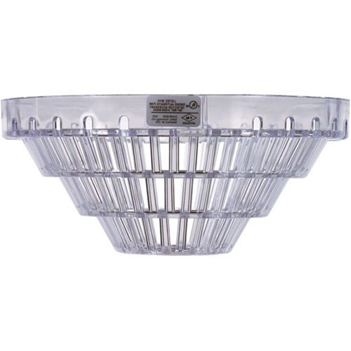 STI STI-8100 Smoke Detector Damage Stopper Flush Mount, Clear