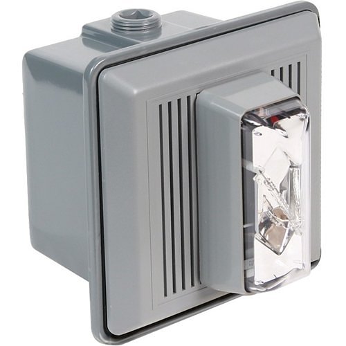 Kidde 867STRC-AQ Indoor Surface Mount Electronic Horn Strobe, 24VDC