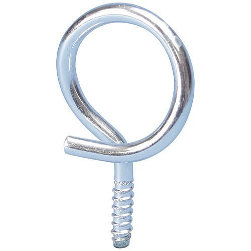 nVent CADDY 4BRT20WS 1-1/4" Threaded Bridle Ring with 1/4" Wood Screw, Electrogalvanized Steel