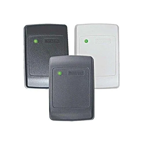 Honeywell OP40HONS OmniProx Proximity Reader, HID Compatible, Switch Plate Single-Gang Reader, Includes Bezels, Black, Charcoal Gray and Ivory