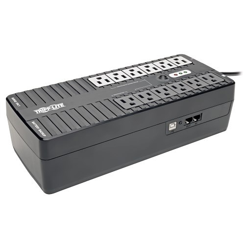 Eaton Tripp Lite ECO750UPS 750VA 450W Standby UPS, 12 NEMA 5-15R Outlets, 120V 50/60 Hz, 5-15P Plug, ENERGY STAR, Desktop/Wall