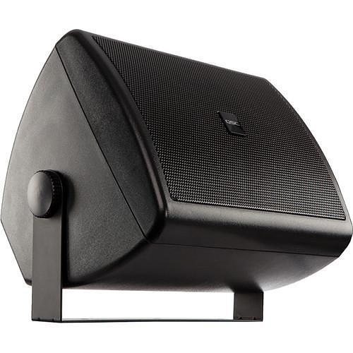 QSC AC-S4T-BK Surface Mounted 4.5" 2-Way 130° Conical Loudspeaker, Black