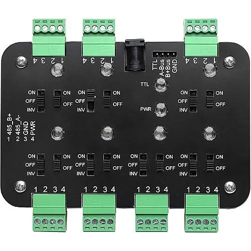 Cypress OSM-HUB OSDP Test Hub with Pluggable Terminal Blocks with Connections for OSDP Data and Power