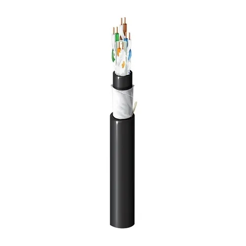 Belden OSP6AU 0101000 23/4 CAT6A Horizontal Premise Cable, 1000', Black