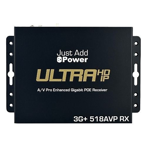 Just Add Power UL-518AVP 3G Ultra Series 3G 4K A/VPro Enhanced Gigabit Receiver, 518AVP (Previous VBS-HDIP-518AVP)