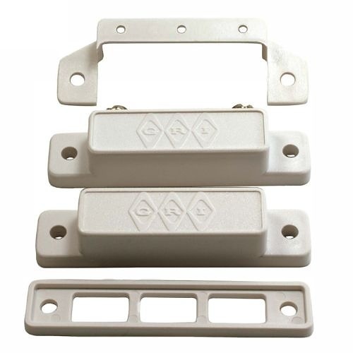 GRI 29A 29 Series Surface Mount Magnetic Reed Switch Set, 1" Standard Gap, 10W, 160VDC, 0.40A, Closed Loop, N/O, and Side Mounted Screw Terminals, Brown