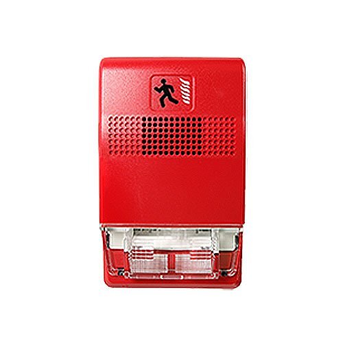 Kidde EG1R-CVM Genesis Chime/Strobe, Wall Mount, 15-95 CD, 24VDC, Red