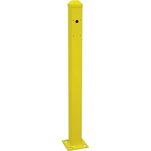 Optex OVS-MPYCURB 21" Mini Post for Curb Mounting OVS Series, Yellow