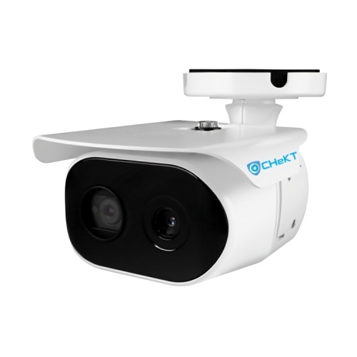 Alarm.com CKIPAI5MP-DL-TH-FR CHeKT Dual Thermal Fixed AI Camera, IR