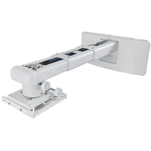 Optoma OWM3000 Dual Stud Ultra Short Throw Universal Wall Mount with Telescoping Arm, White