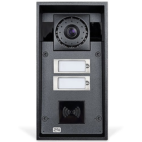 2N 01340-001 IP force 2-Buttons, HD Camera, Reader Ready, Durable IP Intercom