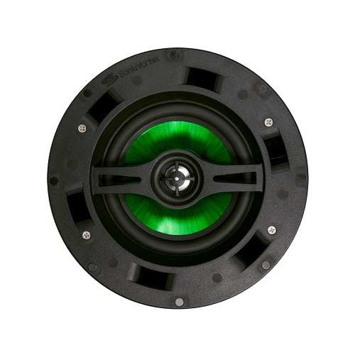 Beale Street IC8-MB 8" In-Ceiling 2-Way Speaker with 1" Aluminum Dome Pivoting Tweeter