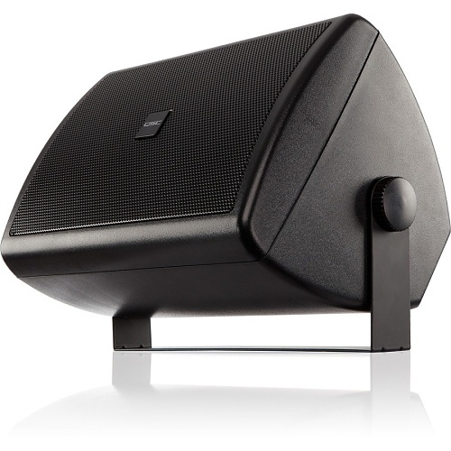 QSC AC-S6T-BK AcousticCoverage 6.5" 2-Way Surface Mount Loudspeaker, 130° Conical, Black