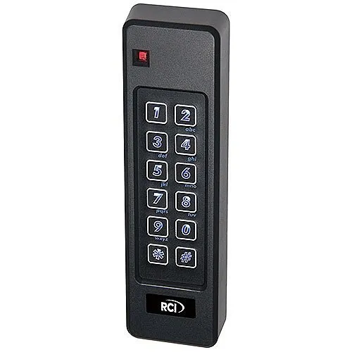RCI P-620-H-A Pyramid 125kHz Standard Proximity Mullion Keypad Reader, Four-State LED