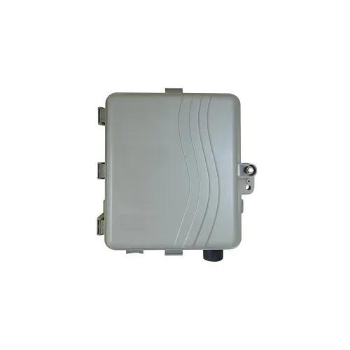 Primex P1000DXFSC-THG12SA Wave Series 12-Fiber Splice and Connect Enclosure with SC/APC Adapters, Gray