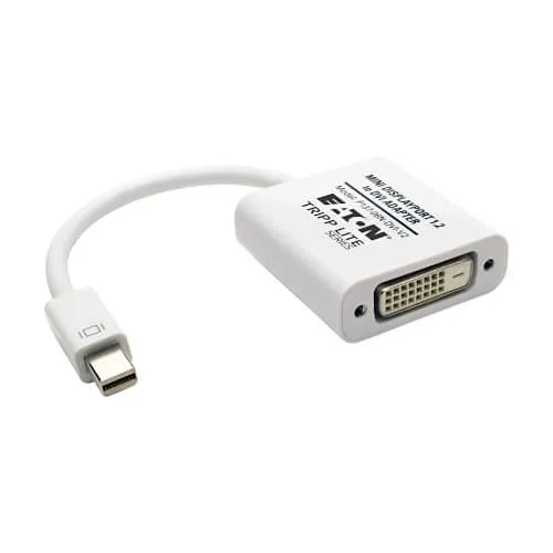 Eaton Tripp Lite P137-06N-DVI-V2 Keyspan Mini DisplayPort to DVI Active Adapter Video Converter, DP ver 1.2 (M/F), 6" (15.24cm)