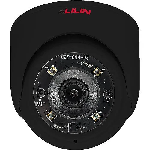 LILIN P2R6852E2K LILIN P2R6852E2 5MP Fixed IR IP Mini Turret IP Camera, 2.8mm Fixed Lens, Black