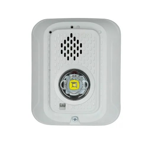 System Sensor P2WLED-P Series 2-Wire Indoor Strobe Wall with LED, Non-Label, 2W, White