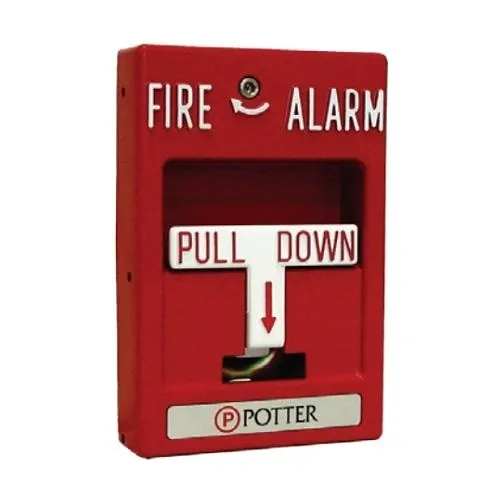 Potter P32-1T-LP-KL Dual Action Pull Station