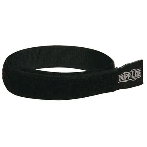 Eaton Tripp Lite P350-10N-10 Hook-and-Loop Cable Tie, 10" L x 5/8" W, 10-Pack