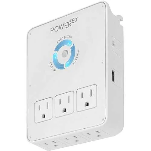 Panamax P360-DOCK Power360 6-Outlet Wall Tap/Charging Station