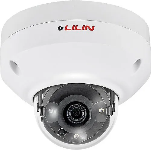 LILIN P3R6322E2 1080P Fixed IR Vandal Resistant Dome IP Camera, 2.8mm Lens, White