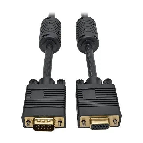 Eaton Tripp Lite P500-003 VGA High-Resolution RGB Coaxial Cable (HD15 M/F), 3' (0.91m)