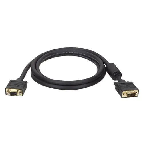 Tripp Lite P500-006 VGA High-Resolution RGB Coaxial Cable, HD15 Male / Female, 6' (1.83m)