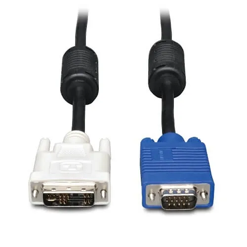 Eaton Tripp Lite P556-006 DVI to VGA High-Resolution Adapter Cable with RGB Coaxial (DVI-A to HD15 M/M), 6' (1.8m)