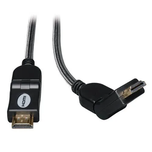 Tripp Lite P568-006-SW High-Speed HDMI Cable with Swivel Connectors, Digital Video with Audio, UHD 4K, Male / Male, 6' (1.83m)