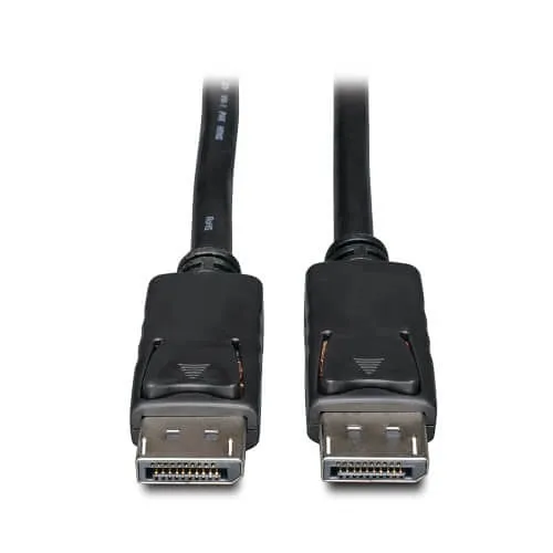 Tripp Lite P580-020 DisplayPort Cable with Latching Connectors, 4K, Male / Male, 20' (6.09m), Black