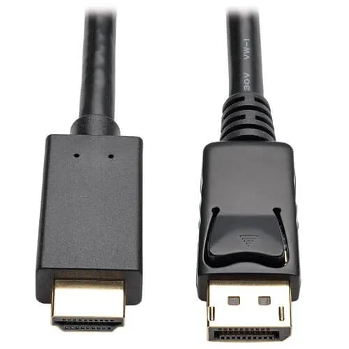 Tripp Lite P582-003-V2-ACT DisplayPort 1.2 to HDMI Active Adapter Cable, DP with Latches to HDMI M/M, 4K, 3' (0.9m)