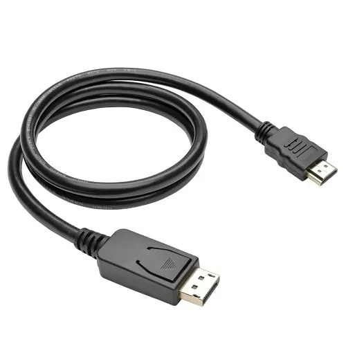 Tripp Lite P582-003-V2 DisplayPort 1.2 to HDMI Adapter Cable, DP with Latches to HDMI M/M, 4K, 3' (0.9m)