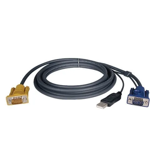 Eaton Tripp Lite P776-010 USB 2-in-1 Cable Kit for B020- and B022-Series KVM Switches, 10' (3m)