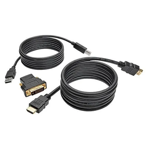 Eaton Tripp Lite P782-006-DH HDMI/DVI/USB KVM Cable Kit, 6'