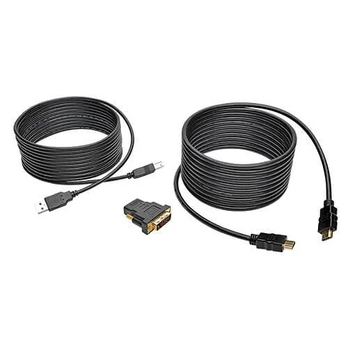 Eaton Tripp Lite P782-015-DH HDMI/DVI/USB KVM Cable Kit, 15' (4.57m)