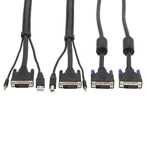 Eaton Tripp Lite P784-006-DV DVI KVM Cable Kit with USB and Audible Features, 6'